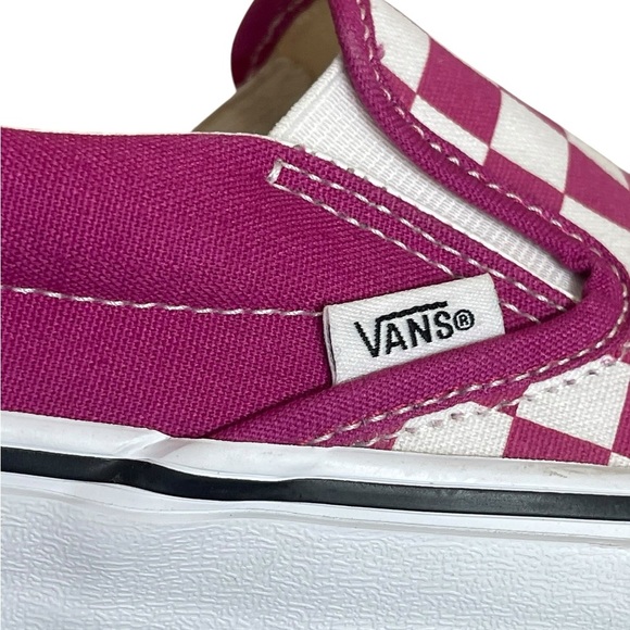 Vans Classic Slip On Checkerboard Fuchsia Purple
White ShoeWomens 9.5,8 Men - Picture 9 of 13